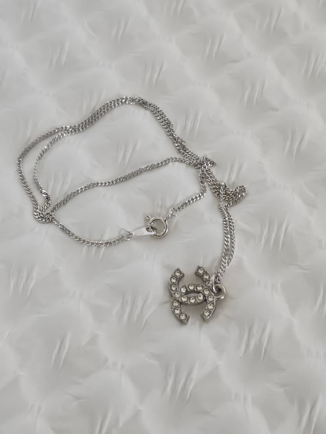 925실버 샤넬 정품 빈티지 업사이클링 목걸이 상품이미지1