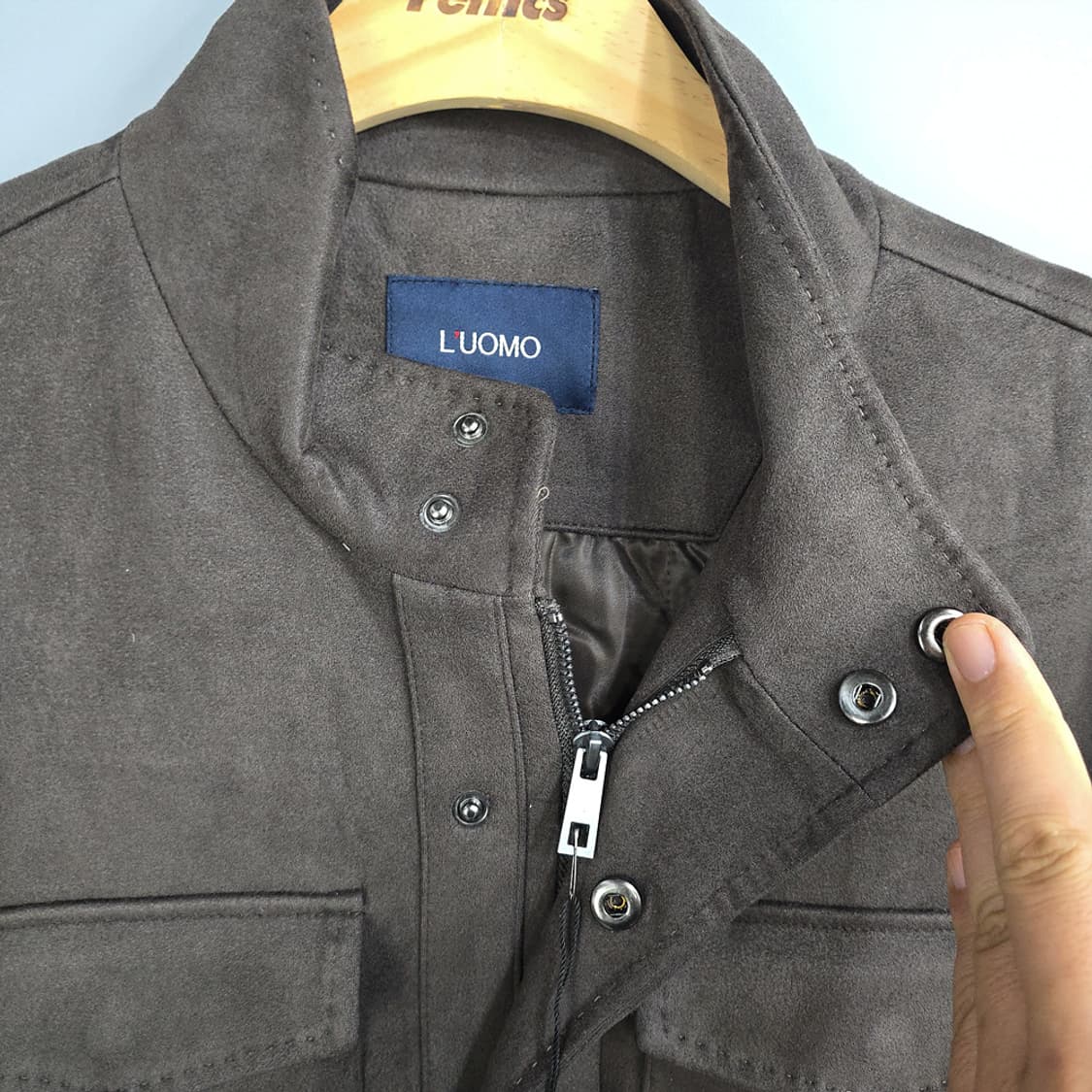 새제품)루오모(LUOMO) 스웨이드 터치 필드자켓 100 상품이미지4