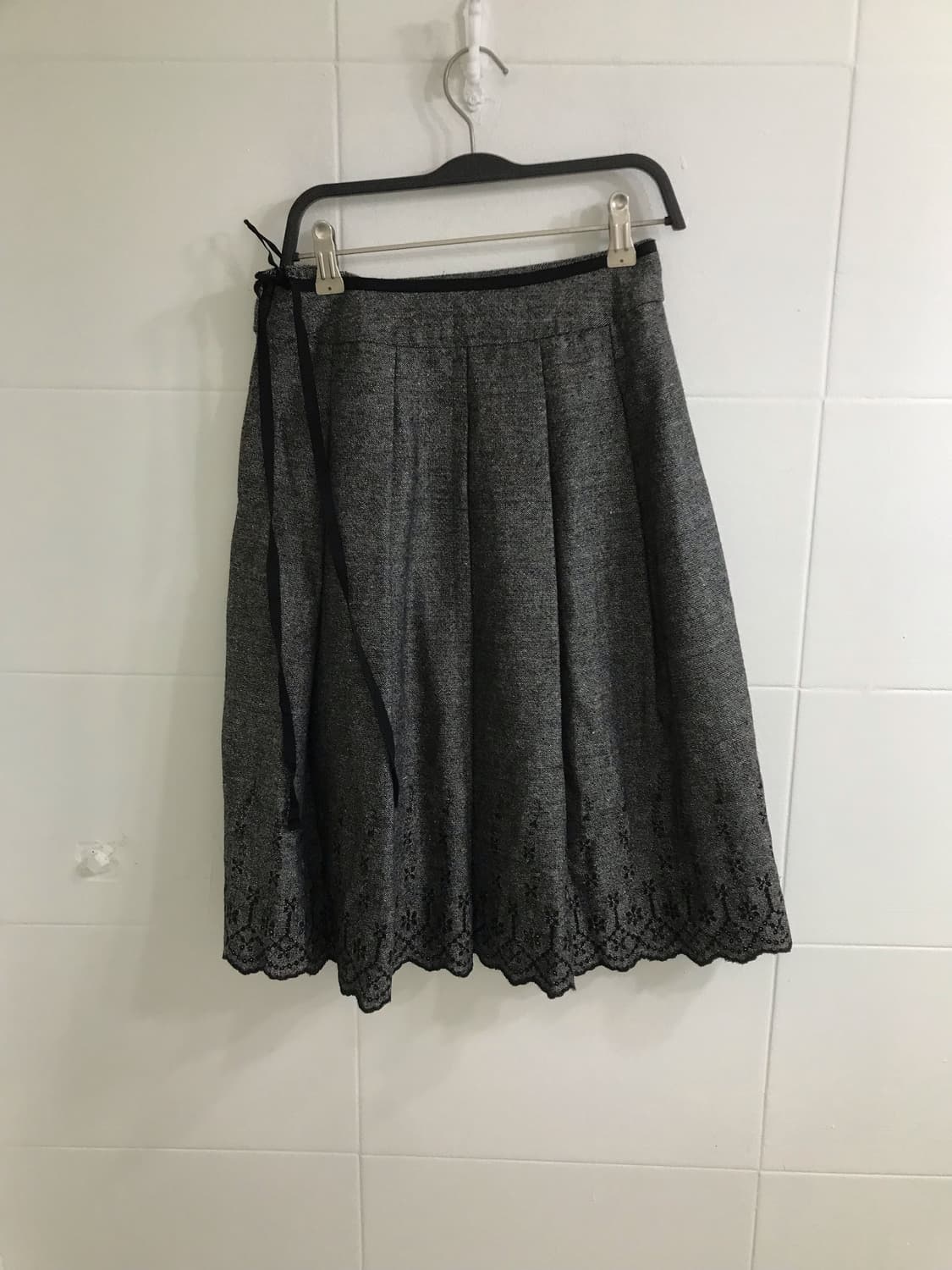 무채색 사와코 오프숄더 니트 피코트 코디세트 상품이미지7