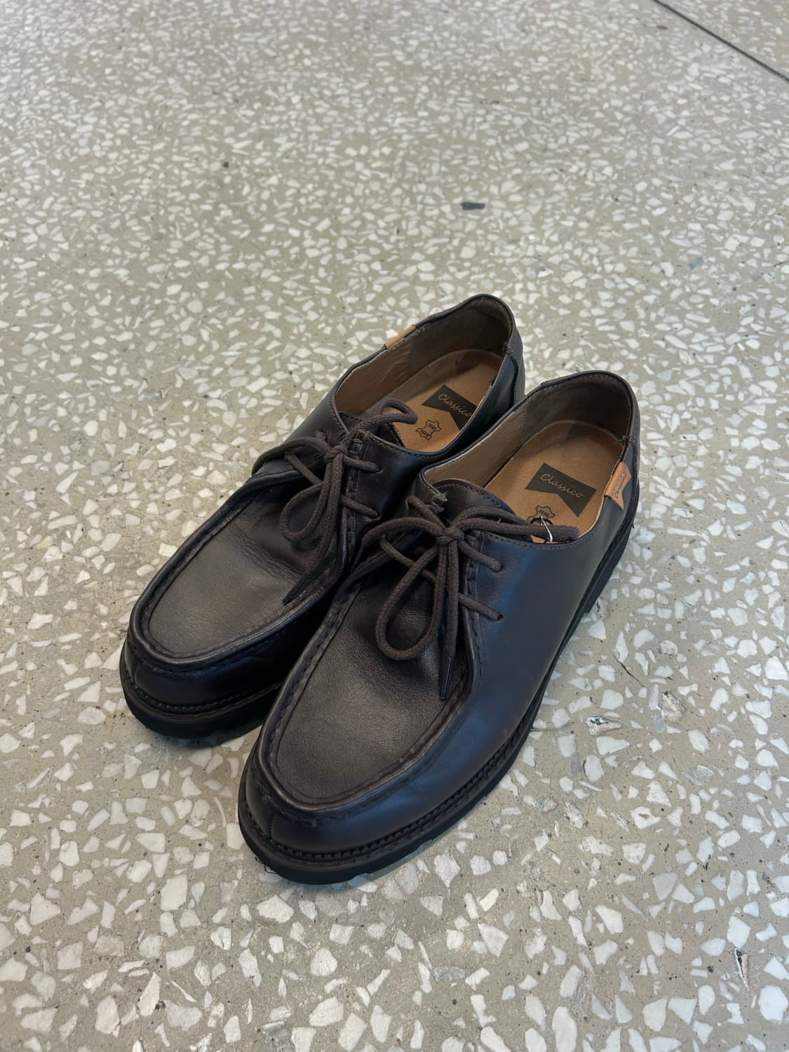 Classico Brown Leather Shoes 상품이미지1