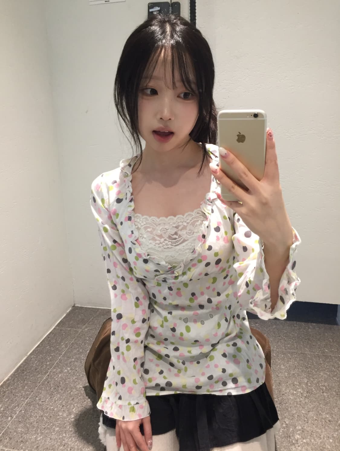 빈티지 타로밀크티 소녀 코디세트 상품이미지3