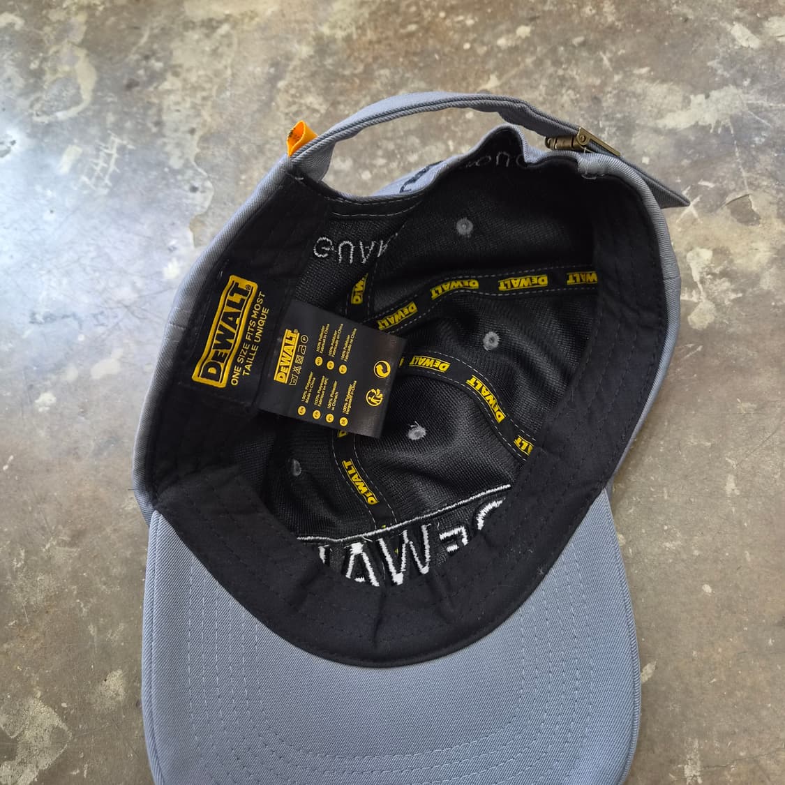 디월트 DEWALT 볼캡 모자 야구 모자 워크웨어 아메카지 상품이미지4
