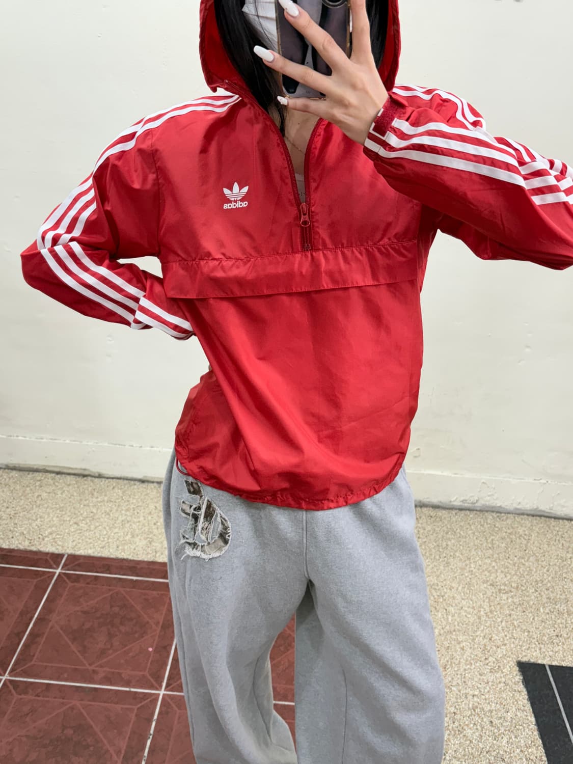 나이키 아노락 레드 상품이미지2