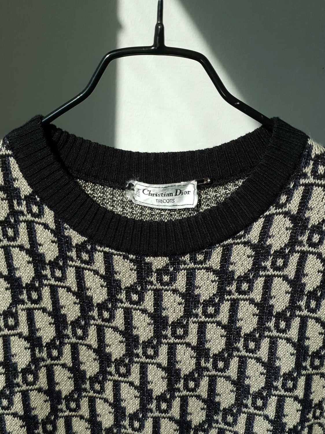 80s Christian Dior Oblique Knit 상품이미지4