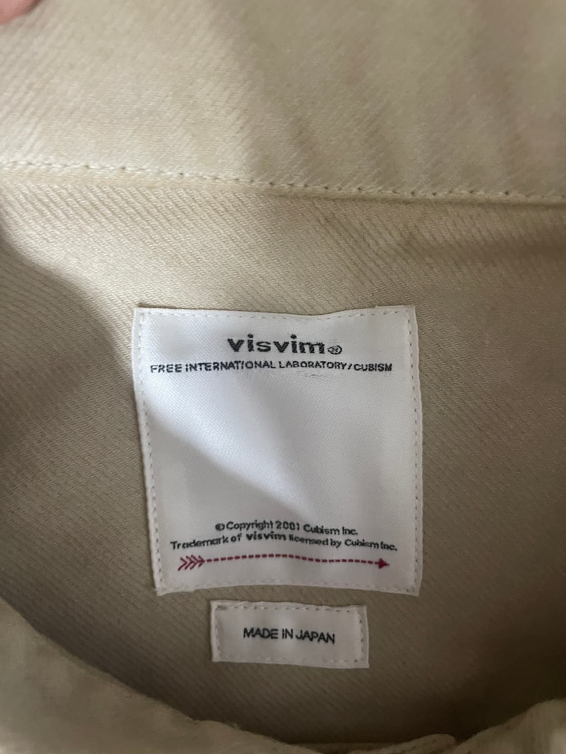 비즈빔21SS Spot 101XX JKT 데님 자켓 베이지 3 사이즈  상품이미지6