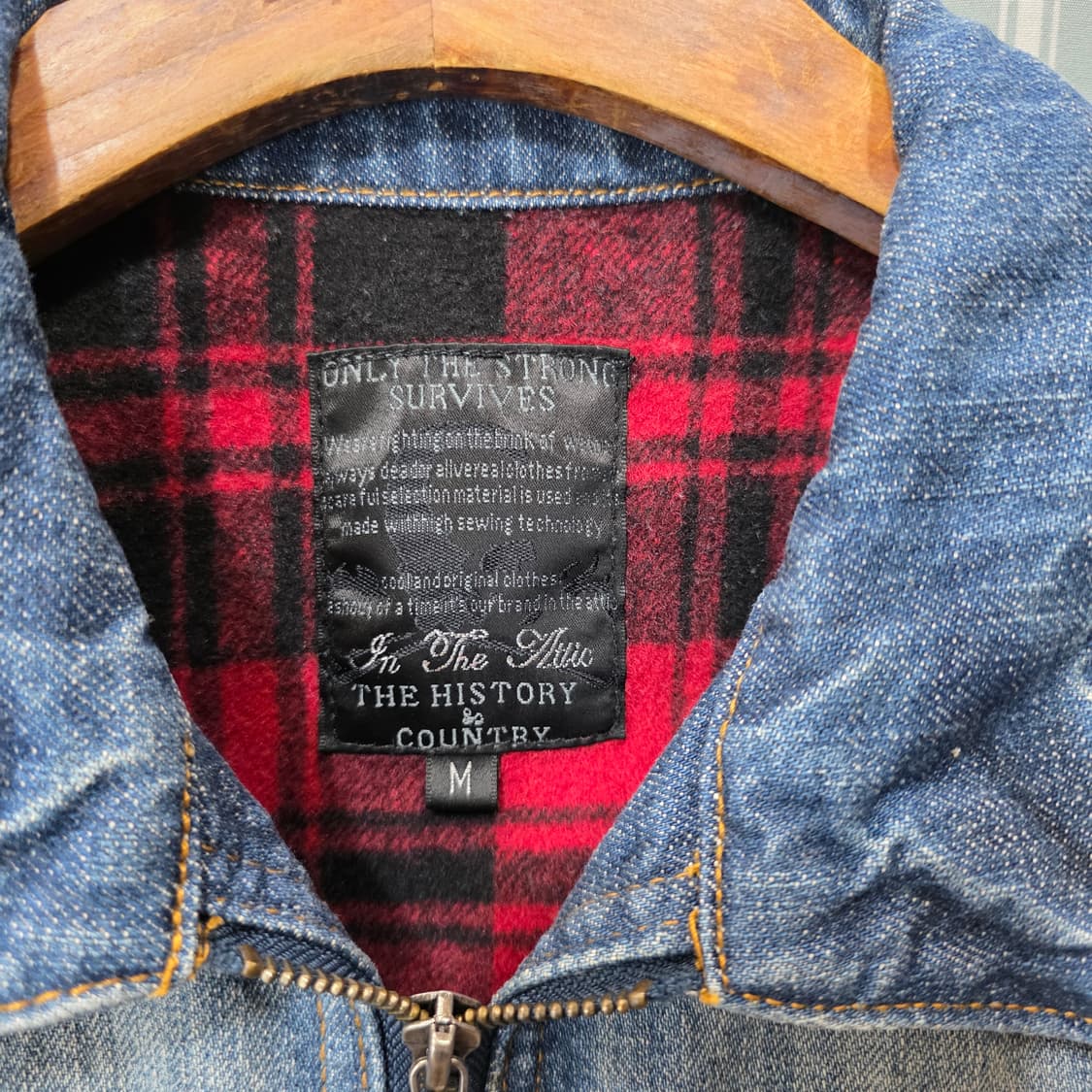 인더앤틱 크로스 데님자켓 상품이미지7