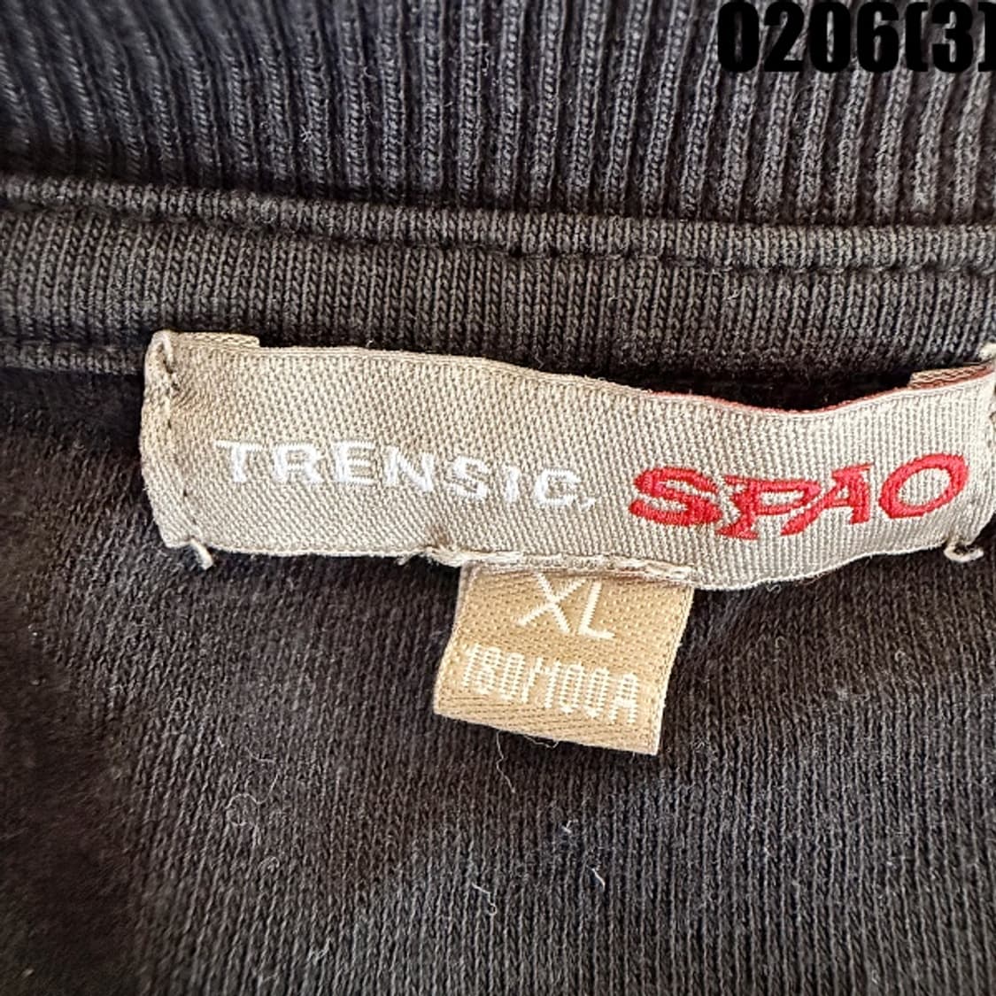 [XL] 스파오 모더니즘 블랙 긴팔 티셔츠 0206 상품이미지4