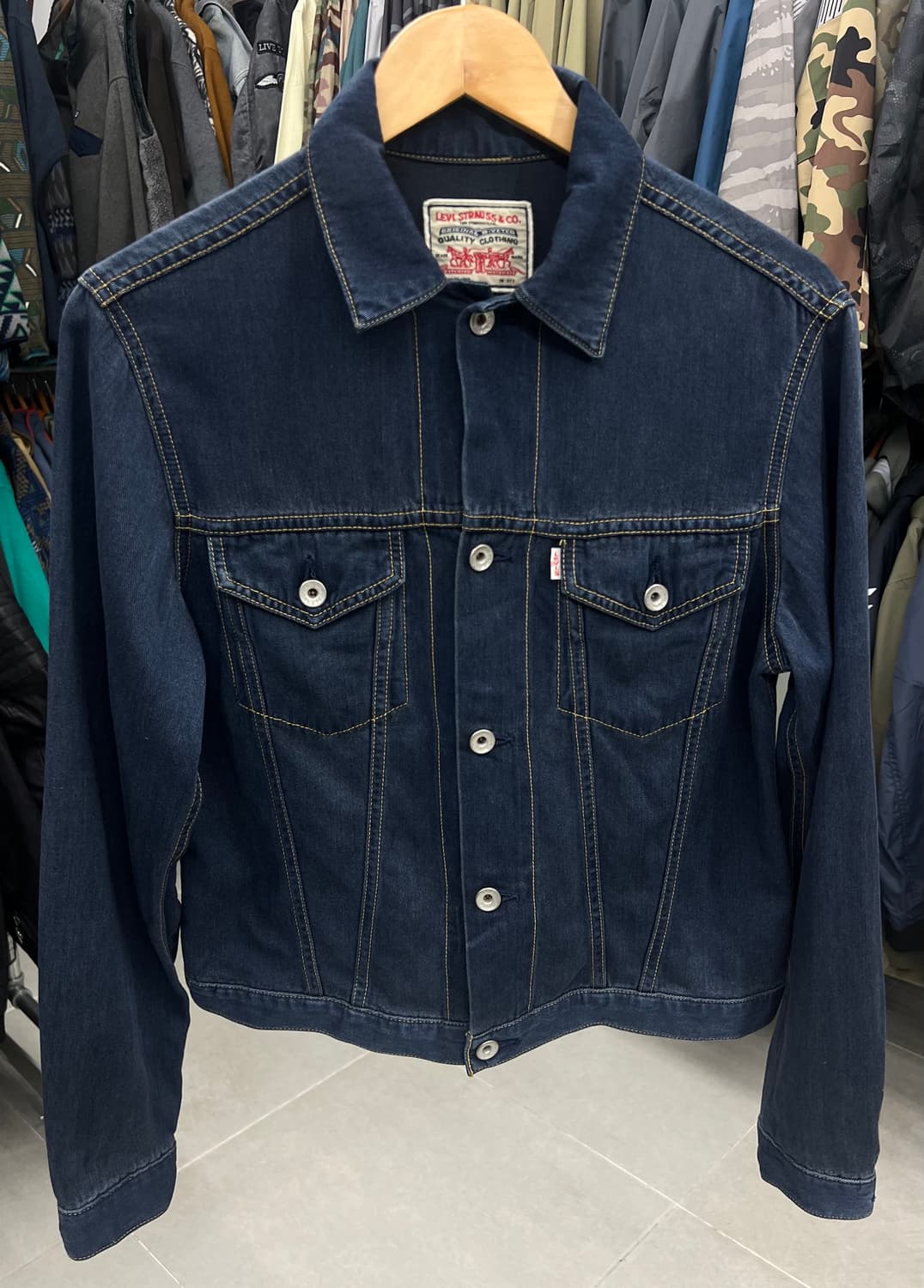 LEVI STRAUSS&CO 레이온 데님 재킷 JW-573 상품이미지4