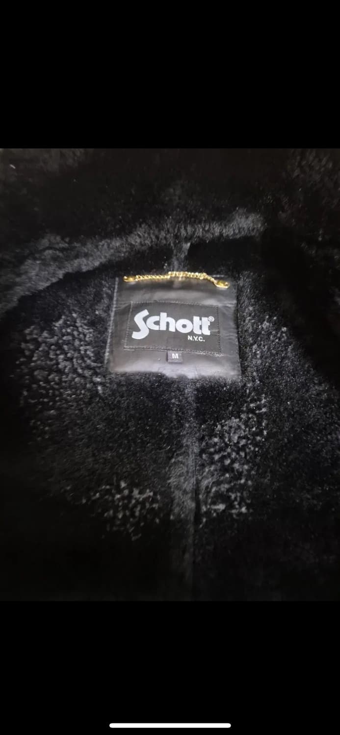 Schott b-3 근본 무스탕 유일매물 상품이미지7