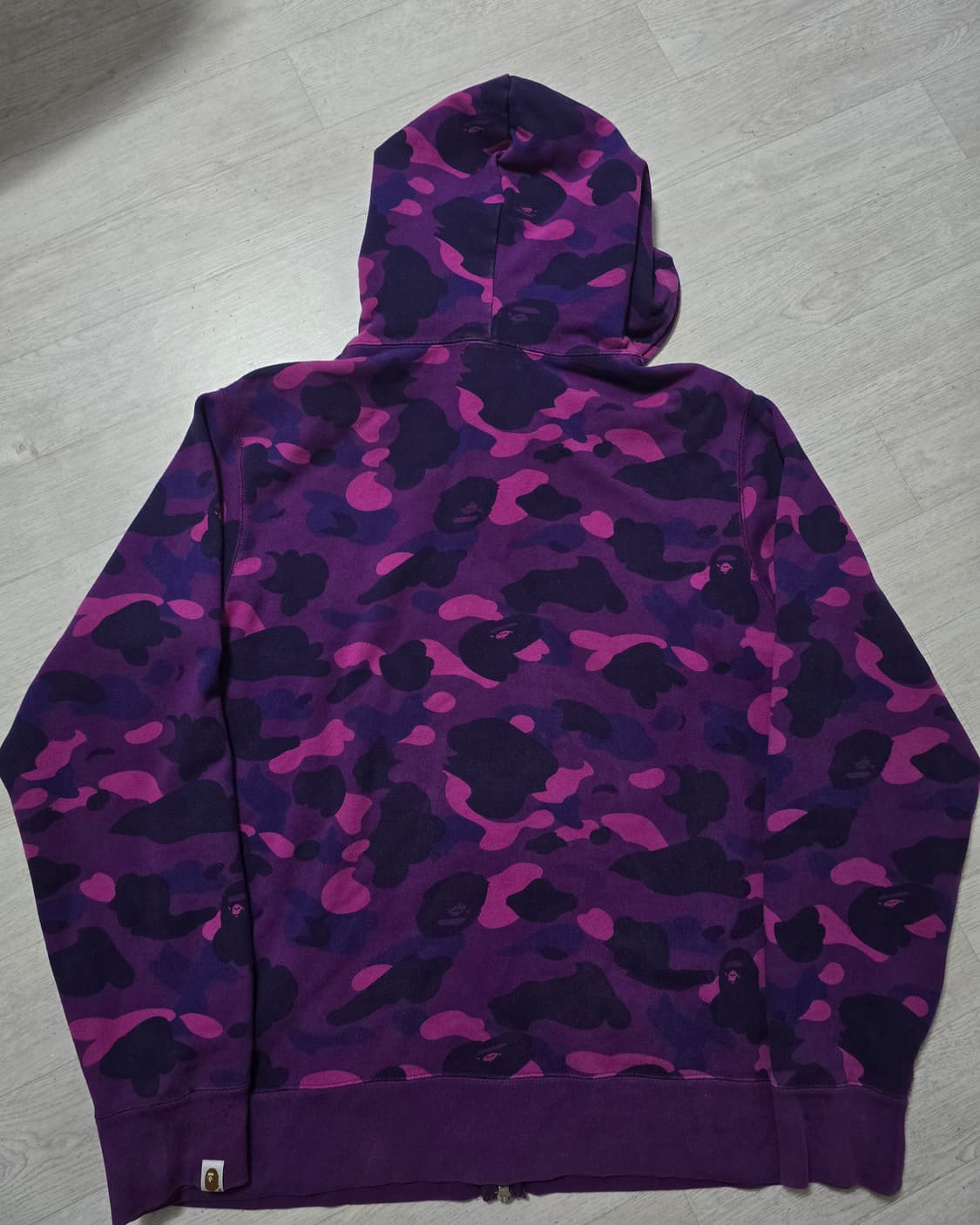 (정품) 베이프 컬러카모 풀집 후드집업 2XL (명품 자켓 샤크) 상품이미지2