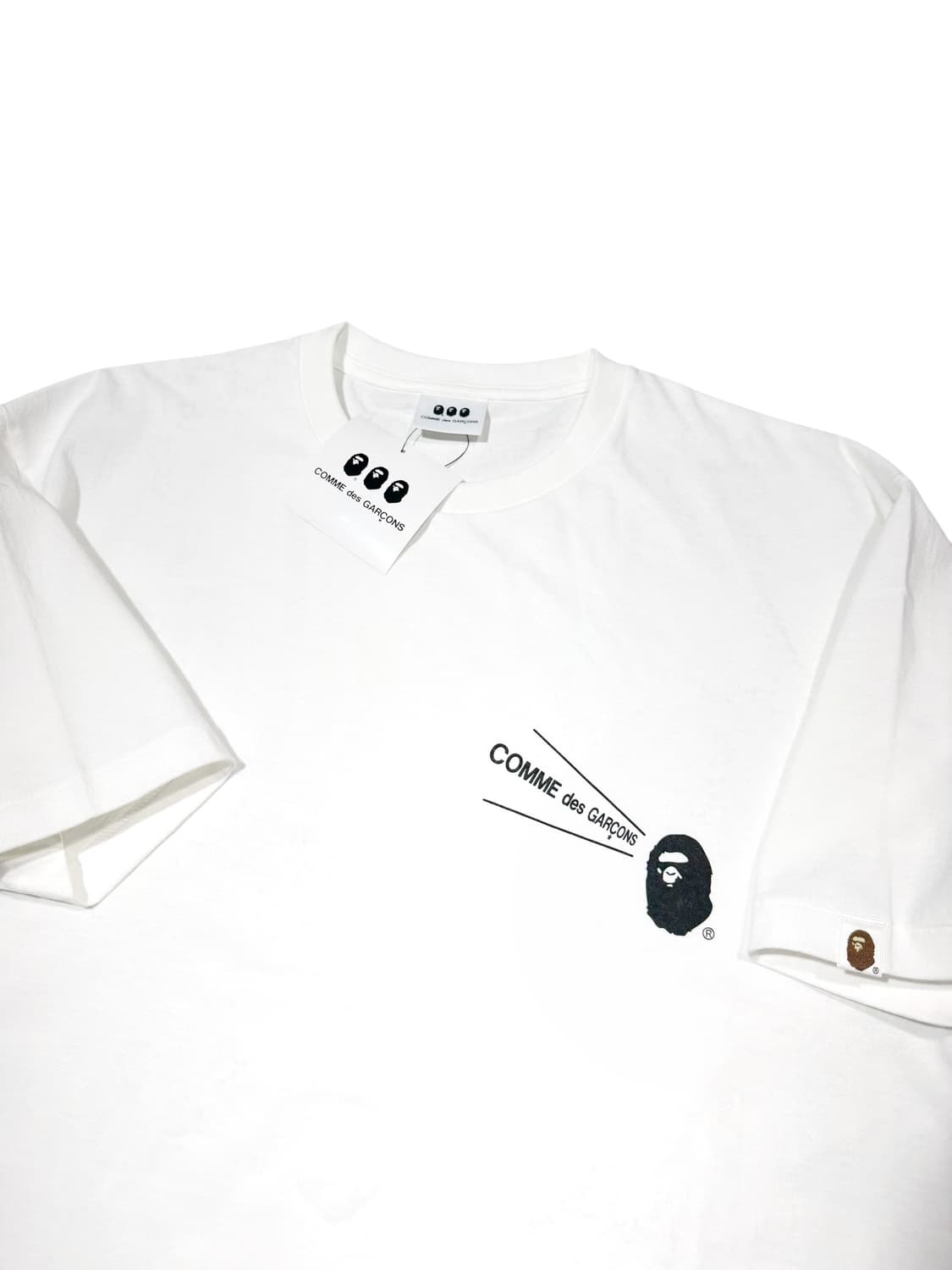 Bape X Comme des garcons 베이프 X 꼼데가르송 반팔 상품이미지2