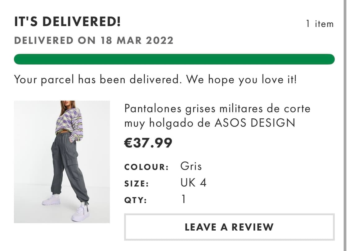 Asos 로우웨이스트 카고팬츠 상품이미지6
