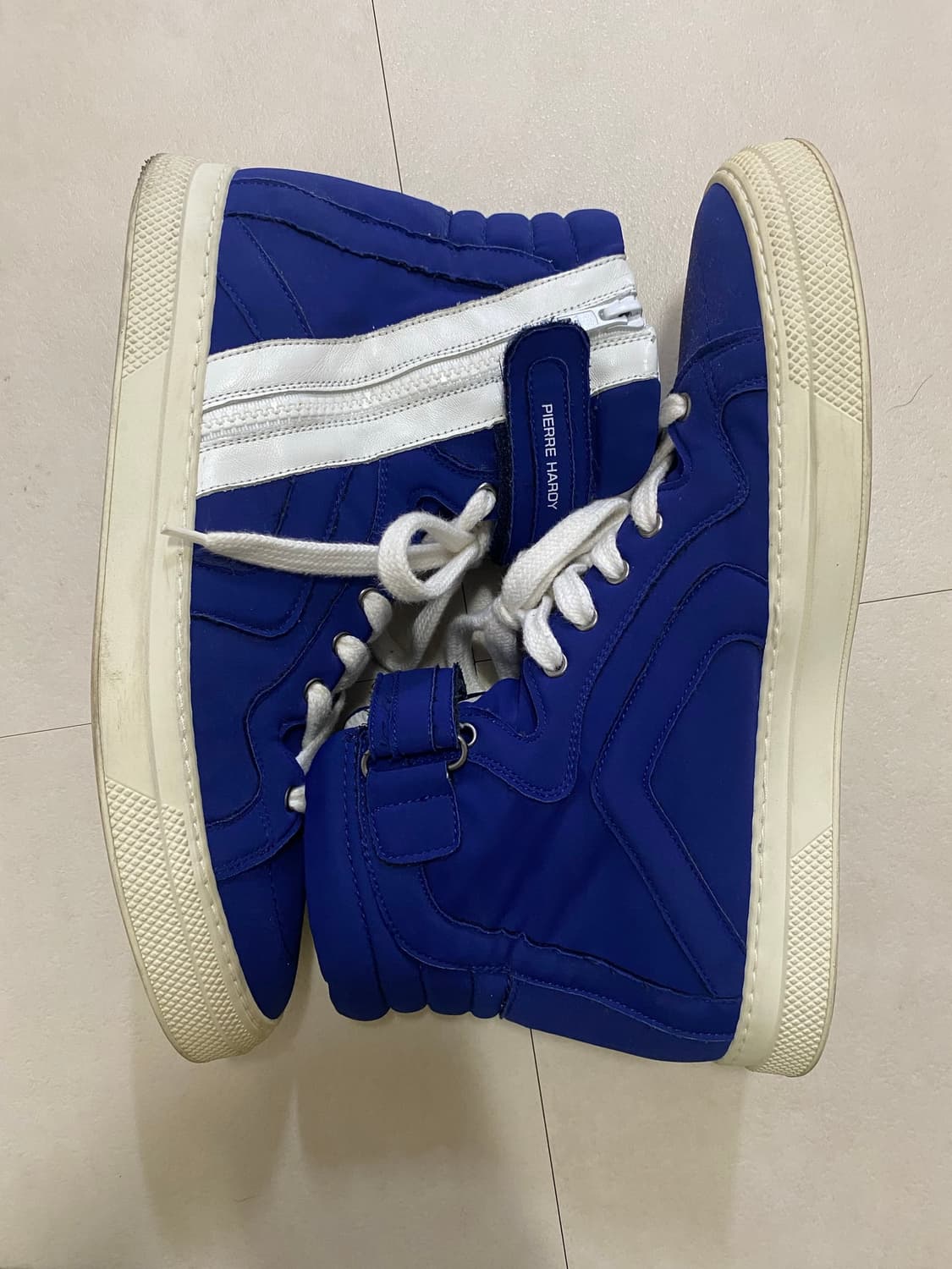 Pierre Hardy 112 High Top Sneakers Blue 상품이미지2