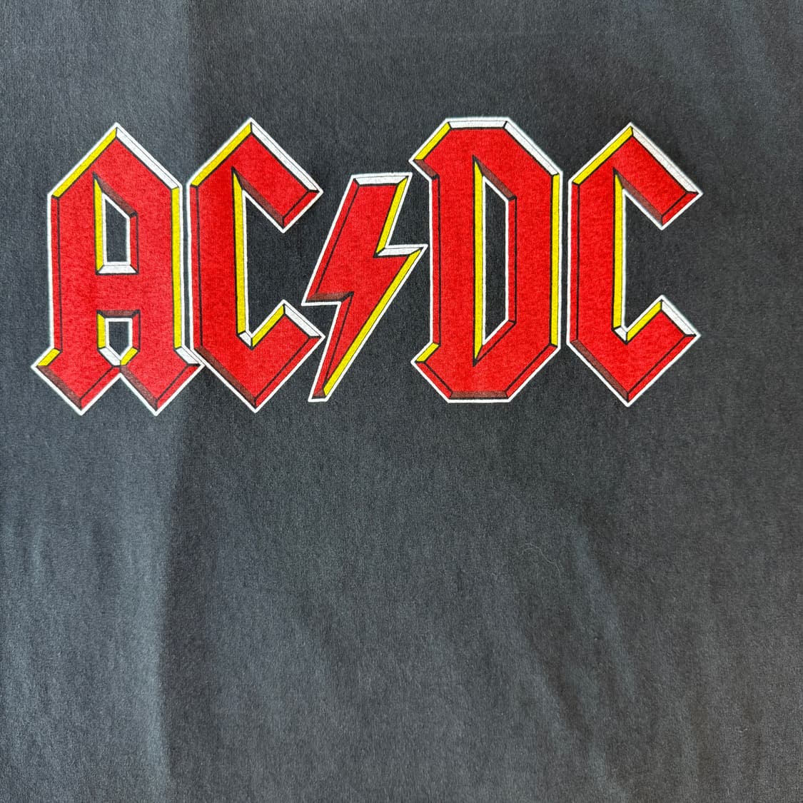 AC/DC Back In Black 80 유럽투어 티셔츠 상품이미지3
