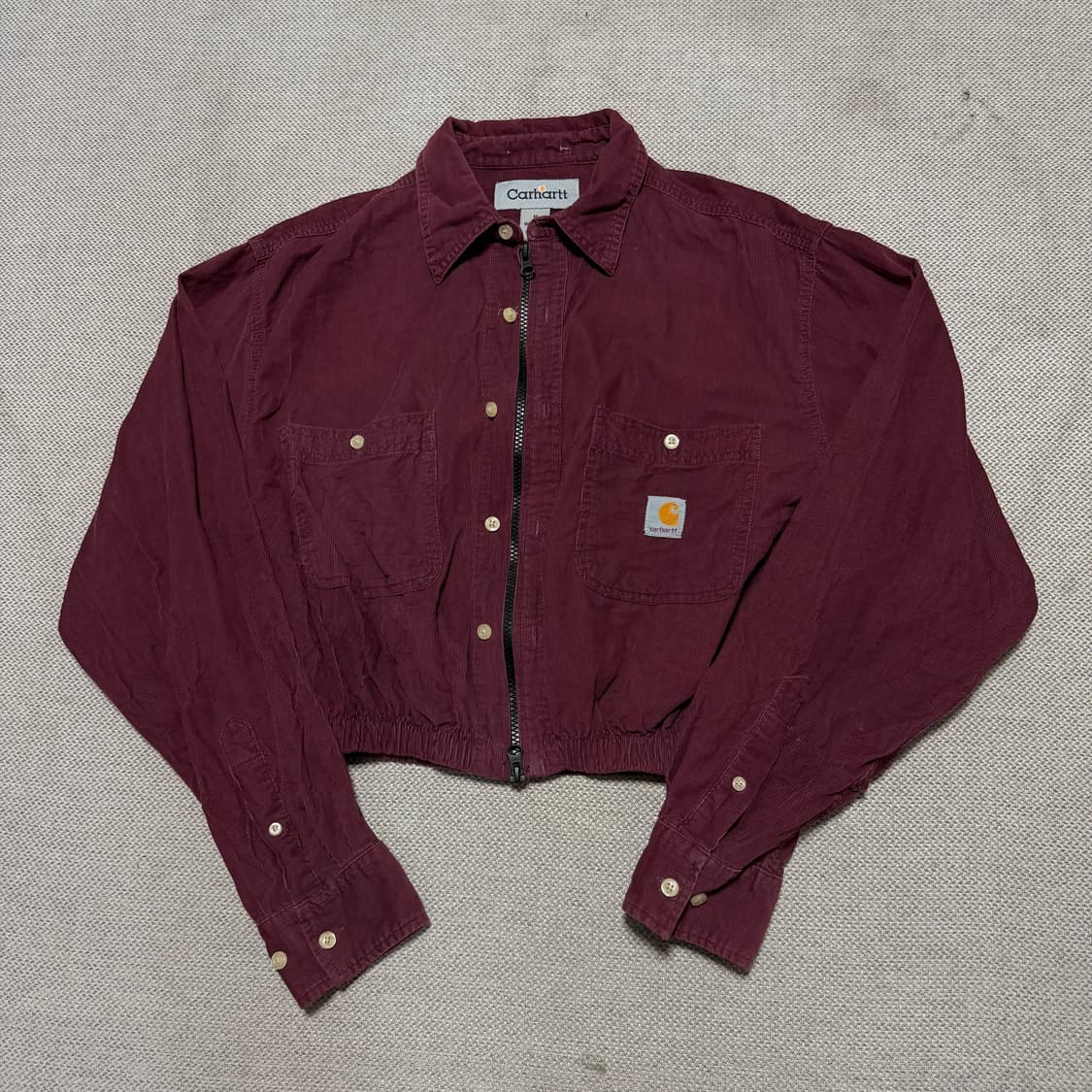 칼하트 코듀로이 커스텀 크롭 자켓 상품이미지1