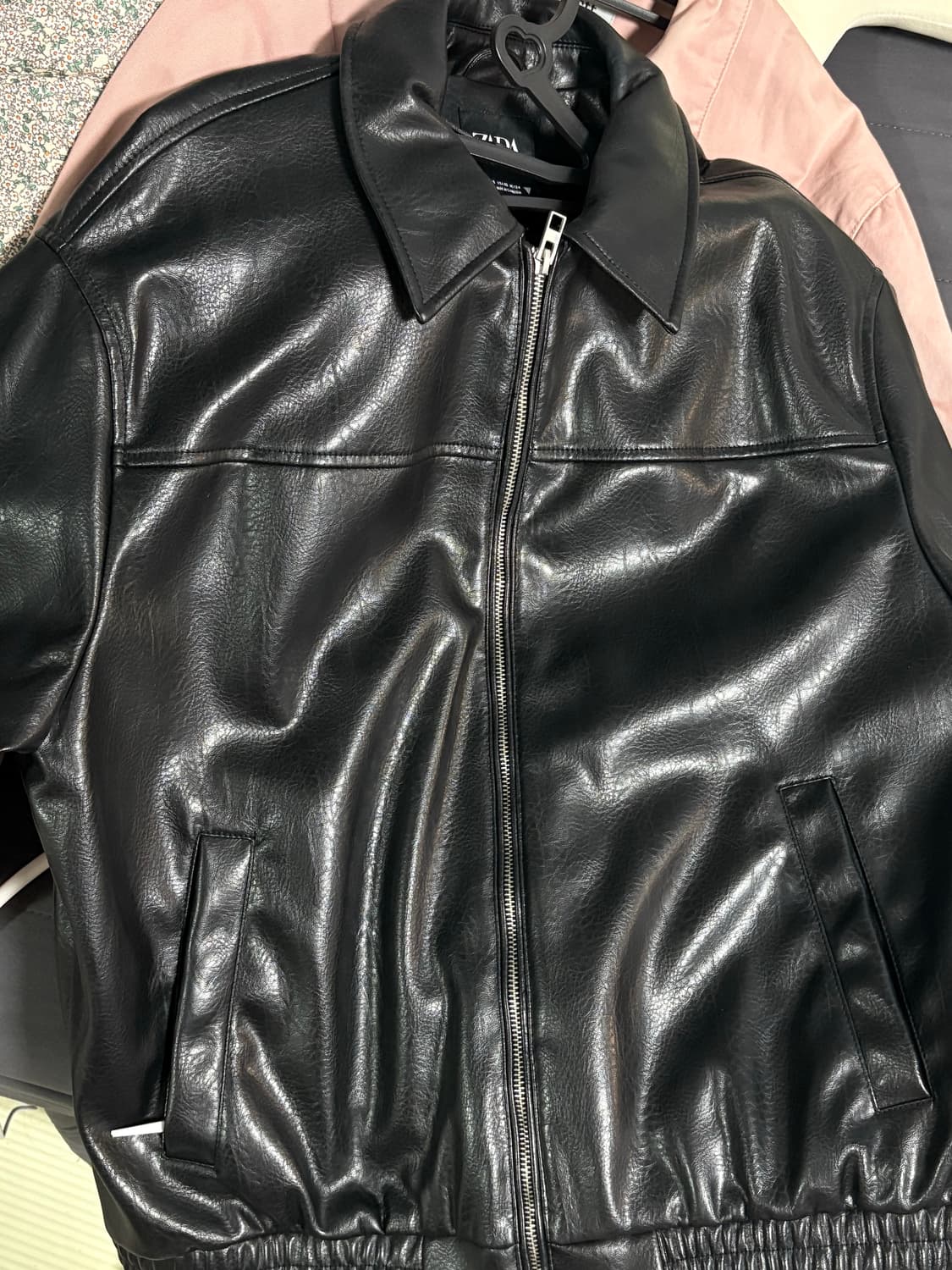 자라 레더자켓 상품이미지1