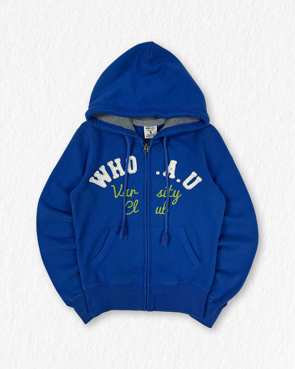 후아유 아치로고 기모 후드집업 상품이미지1