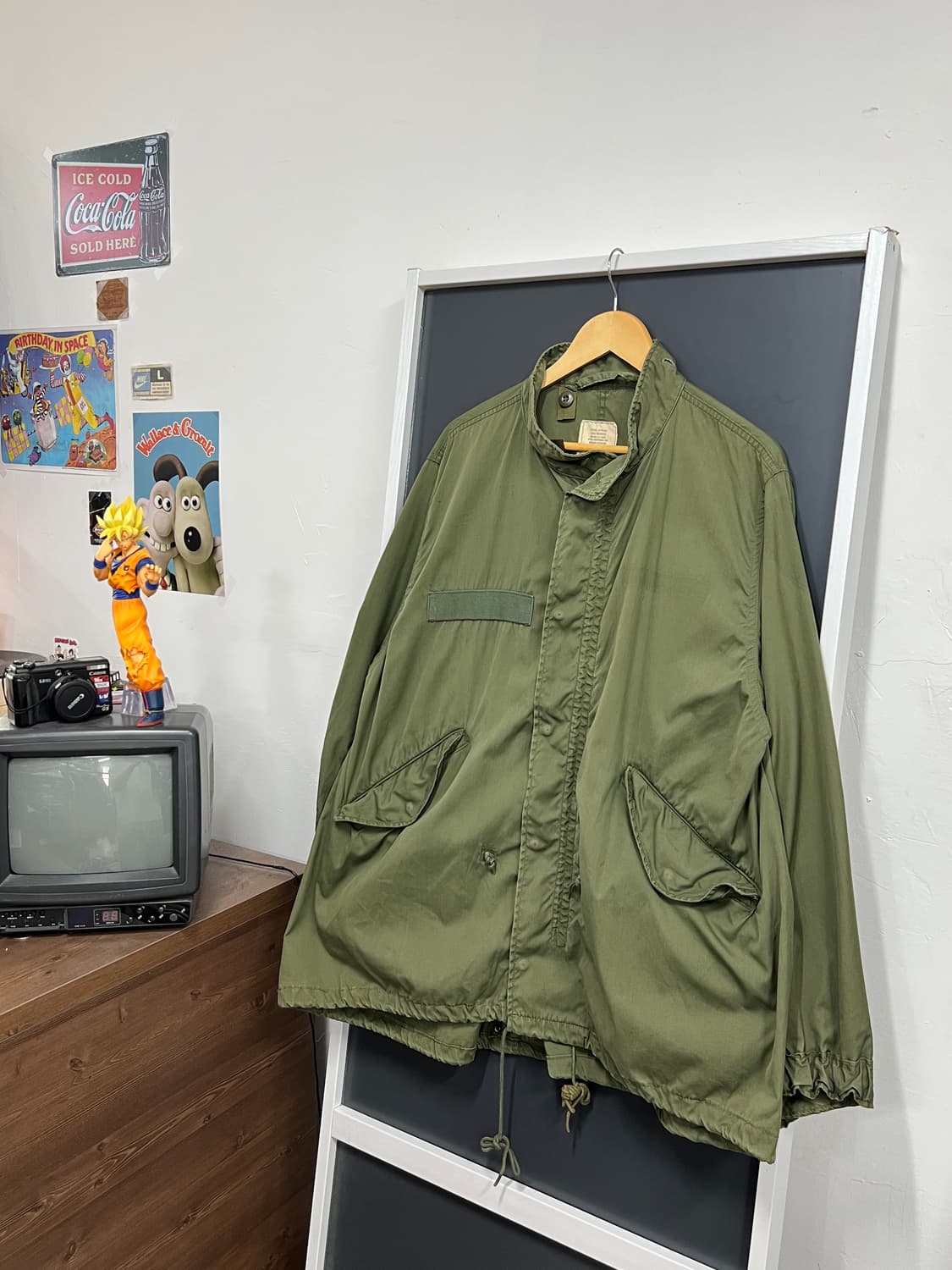 밀리터리 USA 오리지널 70s M-65 피쉬테일 야상 파카 상품이미지1