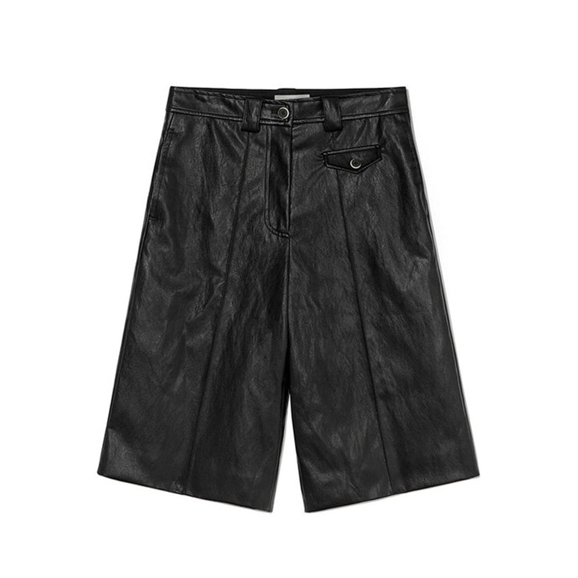 기준 Leather Bermuda Pants 상품이미지3