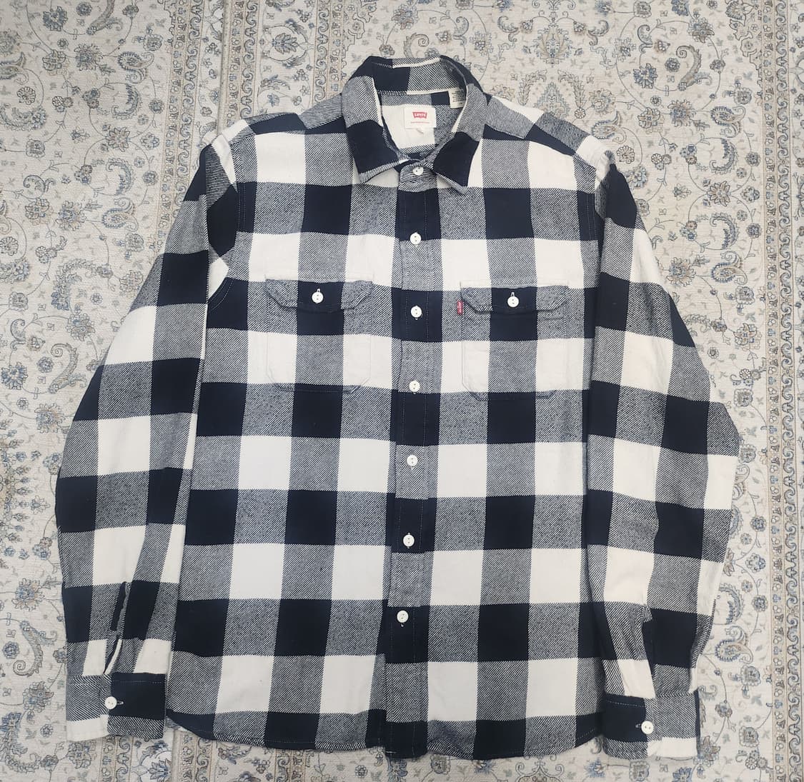 리바이스 플란넬 체크 셔츠 L 상품이미지1
