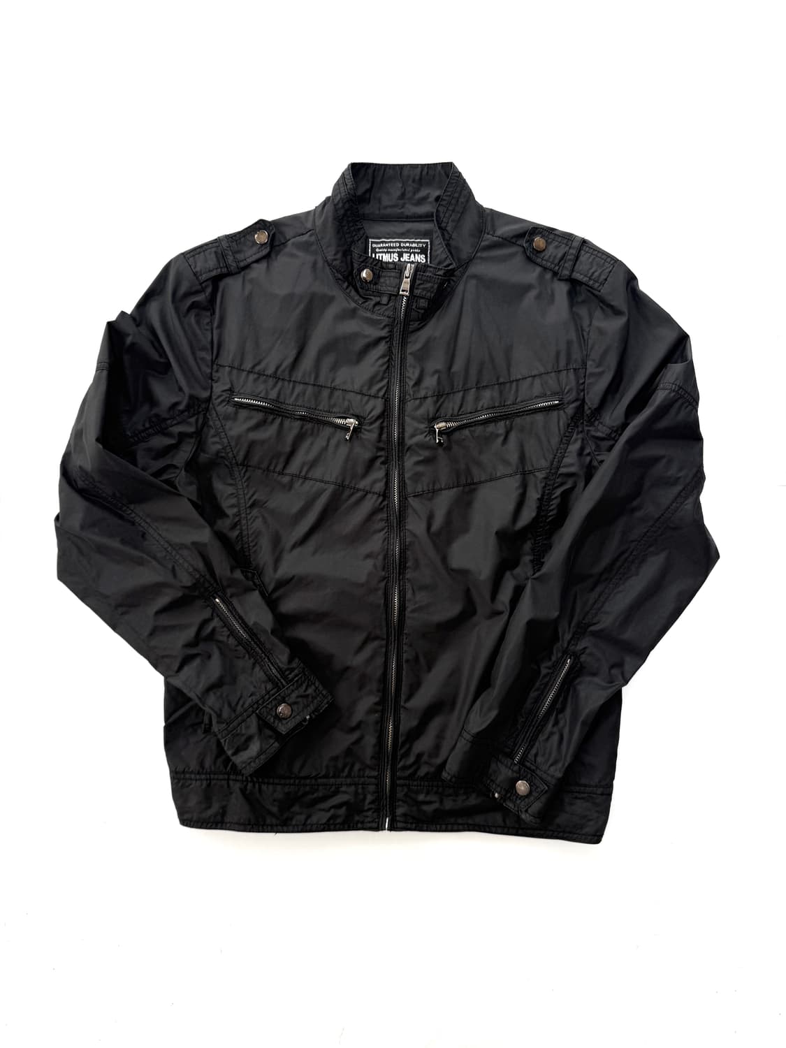 리트머스진(LITMUS JEANS) 블랙 집업 라이더 상품이미지1