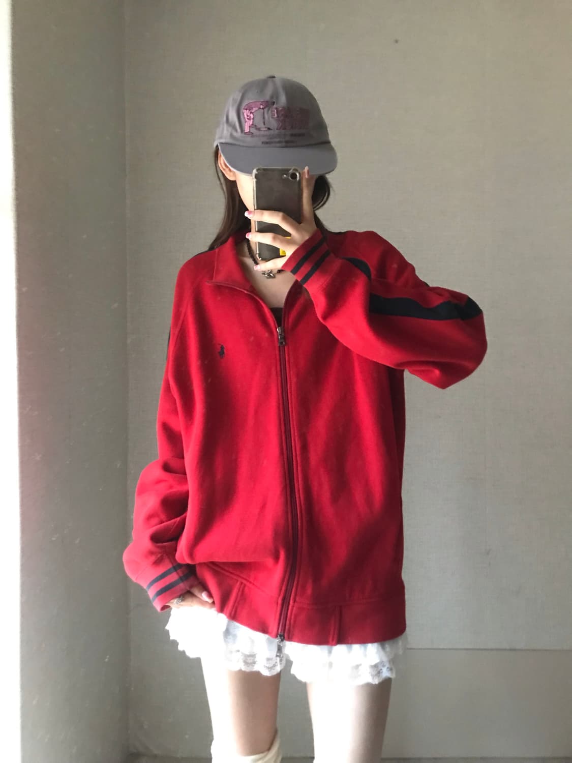 폴로 오버핏 투웨이 트랙 집업 상품이미지3