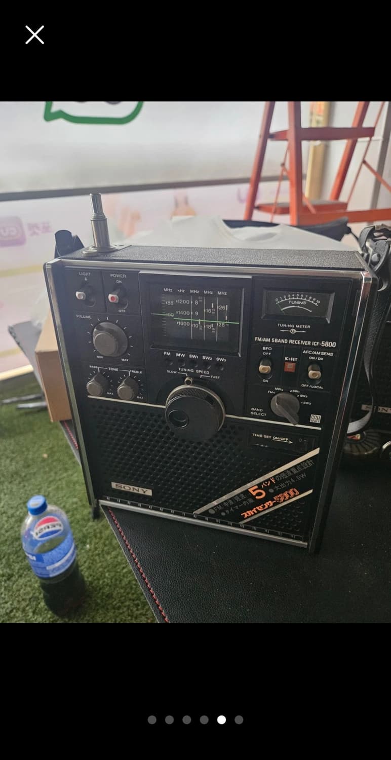 빈티지 소니 ICF-5800 라디오 소품강추 상품이미지5