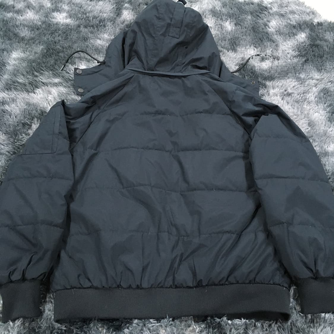 투티/0258 CK 캘빈클라인 구스다운 패딩 블랙 하이넥 후드 상품이미지6