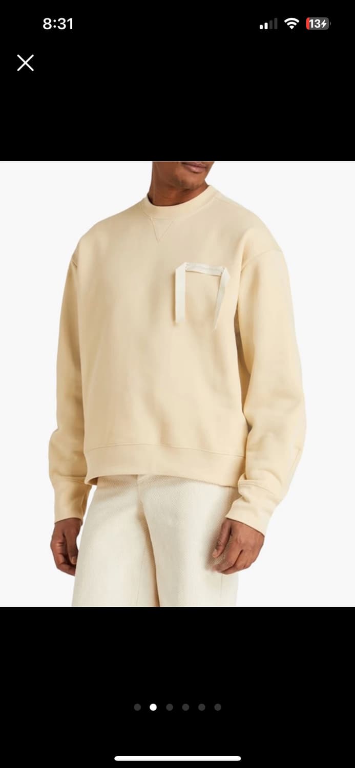 자크뮈스(Jacquemus )라이트 옐로우 스웻셔츠 M 상품이미지2