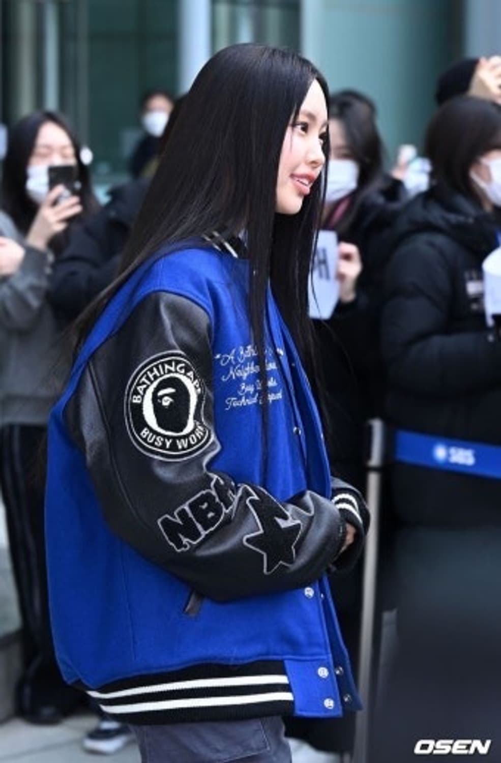 베이프 x 네이버후드 콜라보 스타디움자켓 상품이미지2