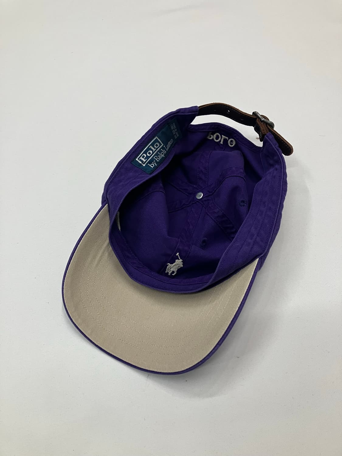 폴로 랄프로렌 퍼플 볼캡 모자 상품이미지5