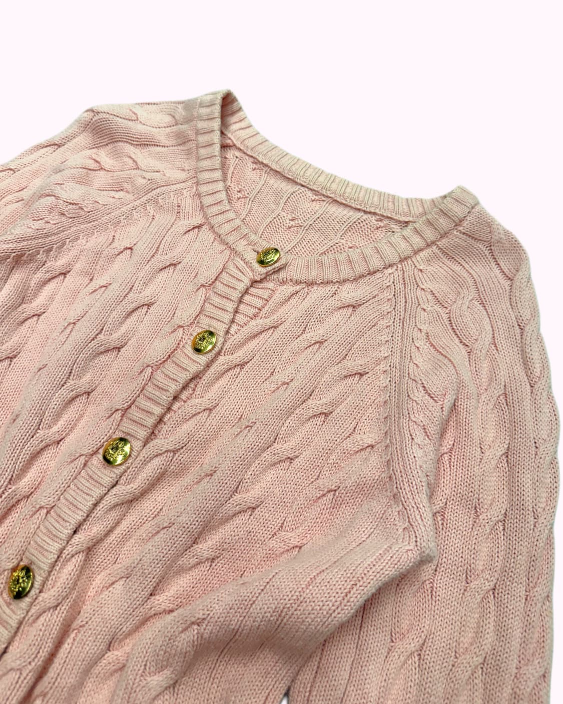 preppy cable knit cardigan 상품이미지3