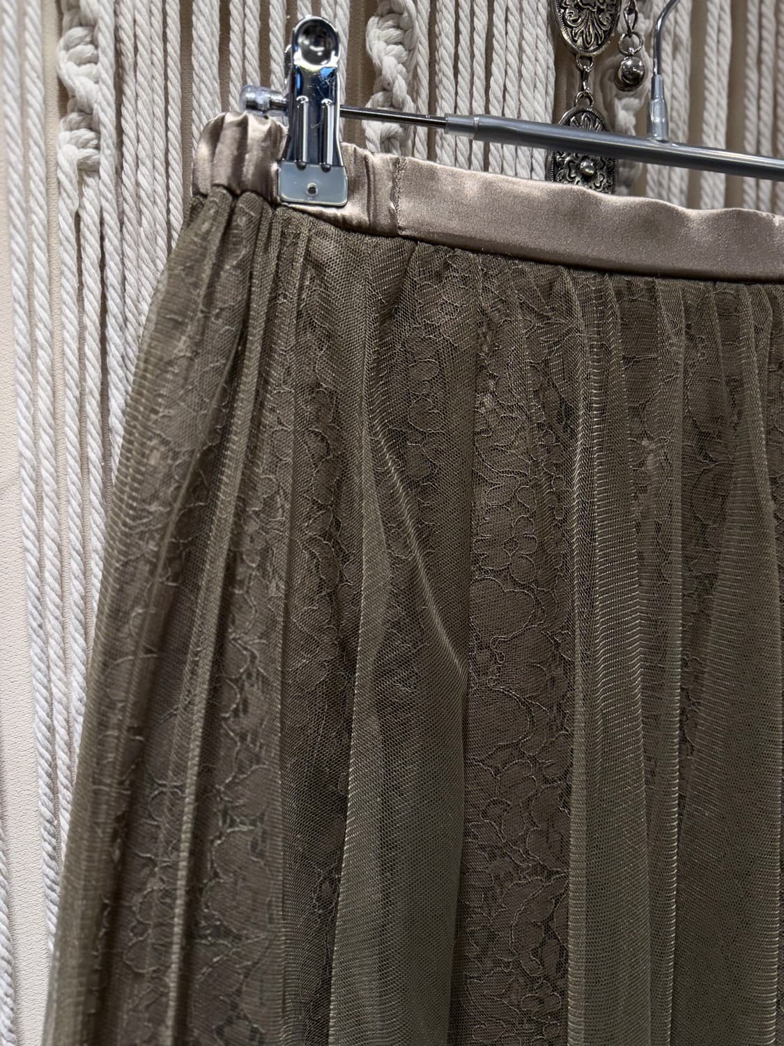 Floral Layered Chiffon Skirt 0073 상품이미지3