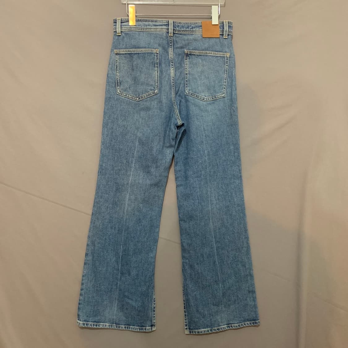 28인치 마시모두띠 밑트임 워싱 스판 데님 청바지 상품이미지2