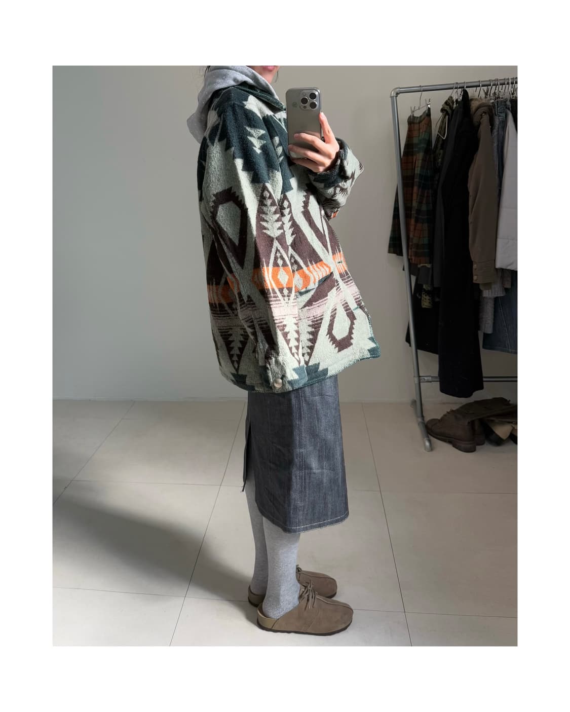 빈티지 스티치 디테일 자켓 상품이미지1