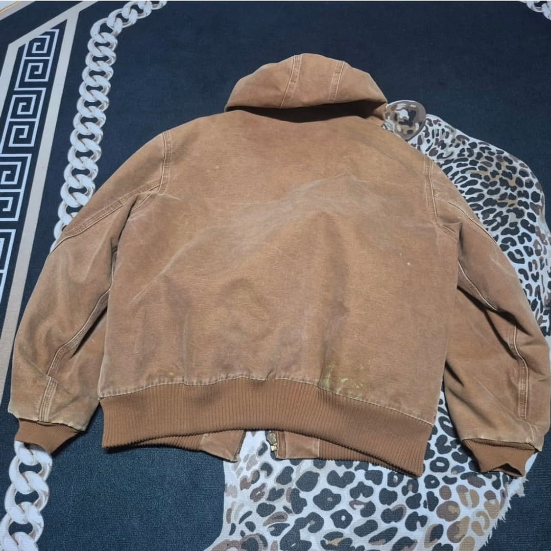 00's 칼하트 디스트레스드 덕 액티브 자켓 J130 BRN 정품 상품이미지7