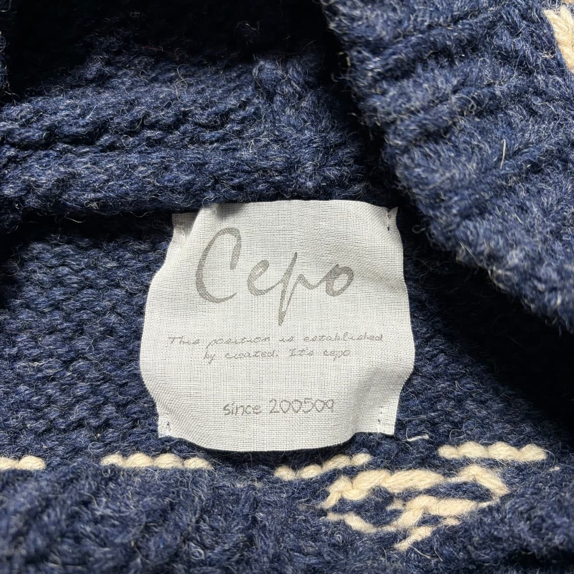 Cepo 코위찬 빈티지 니트 후드 조끼(Free) 상품이미지4