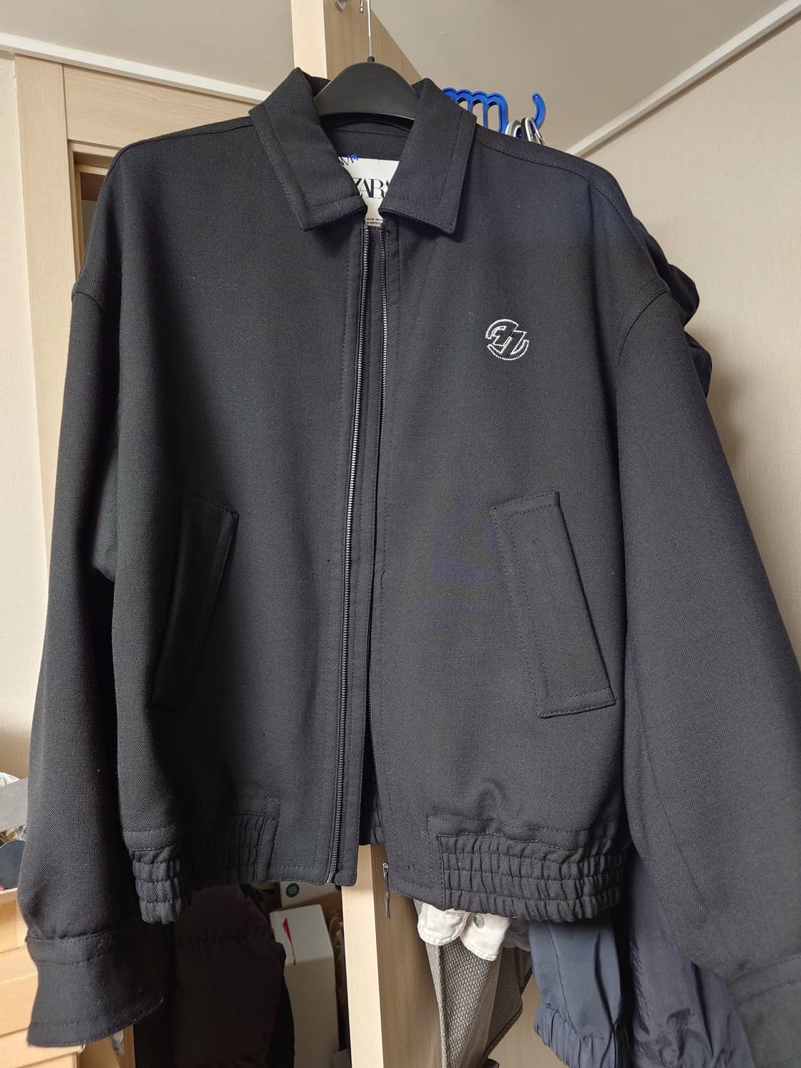 [M] 아더에러 자라 블랙 봄버 자켓 블루종 상품이미지1