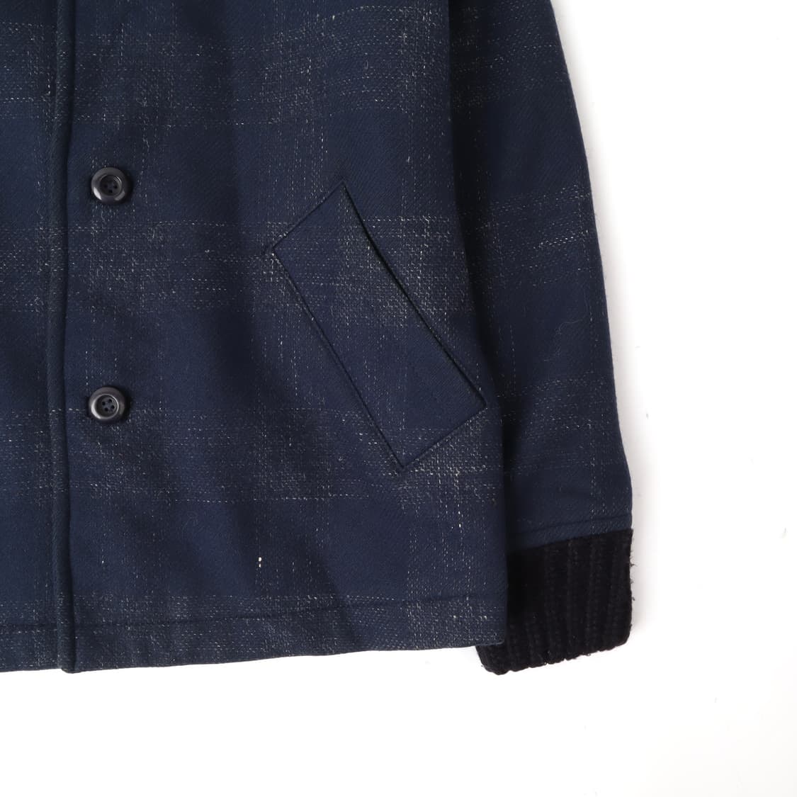 아페쎄 jp 체크 울 버튼 코트 자켓 상품이미지4