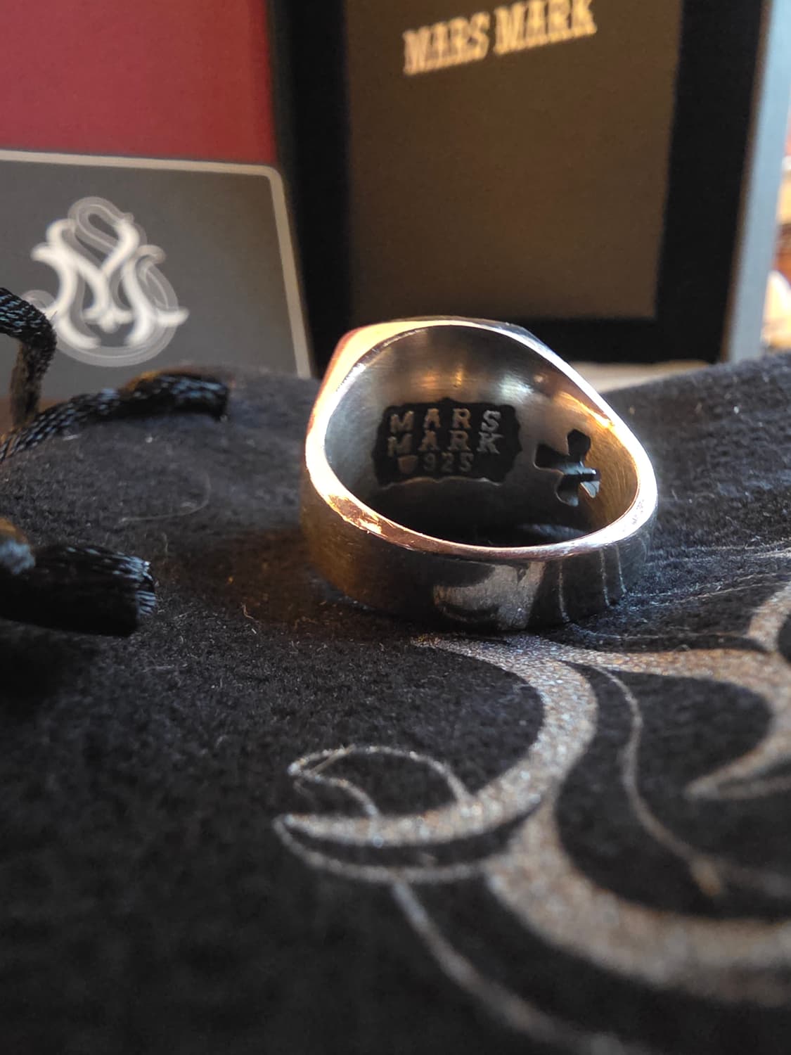 디자이너 주얼리mars mark silver925 cross ring 상품이미지2