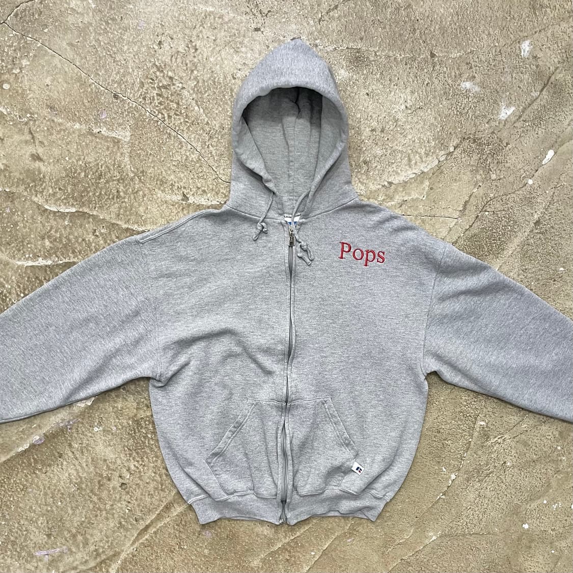 90‘s 러셀 스웻 집 후디 L 상품이미지3