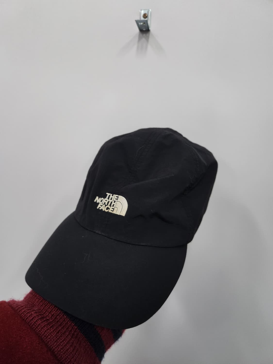 노스페이스 로고 블랙 캡 상품이미지1
