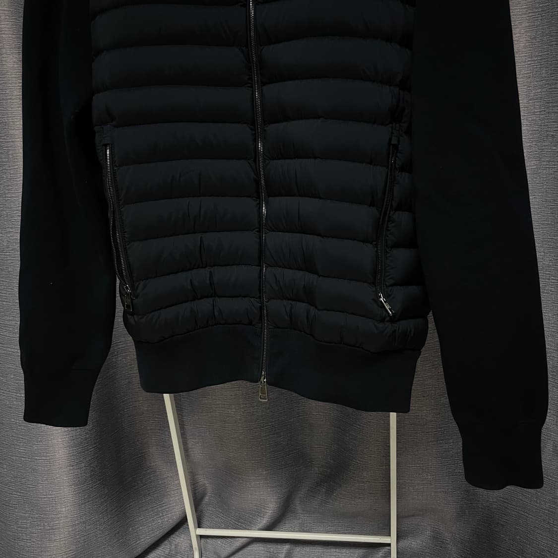 몽클레어 트리콧 가디건 니트패딩 XL 상품이미지3