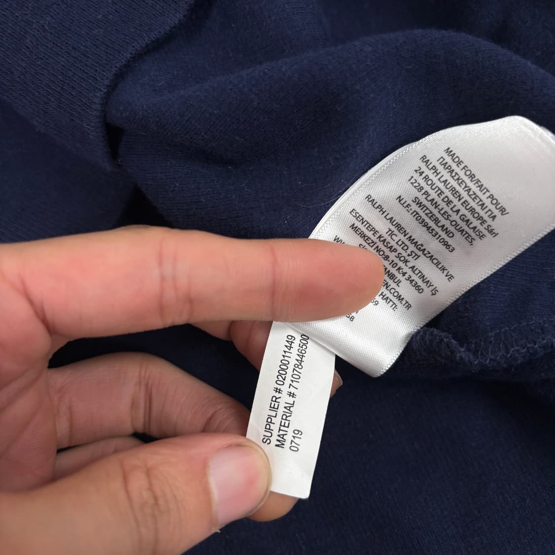 폴로 반집업 니트  상품이미지8