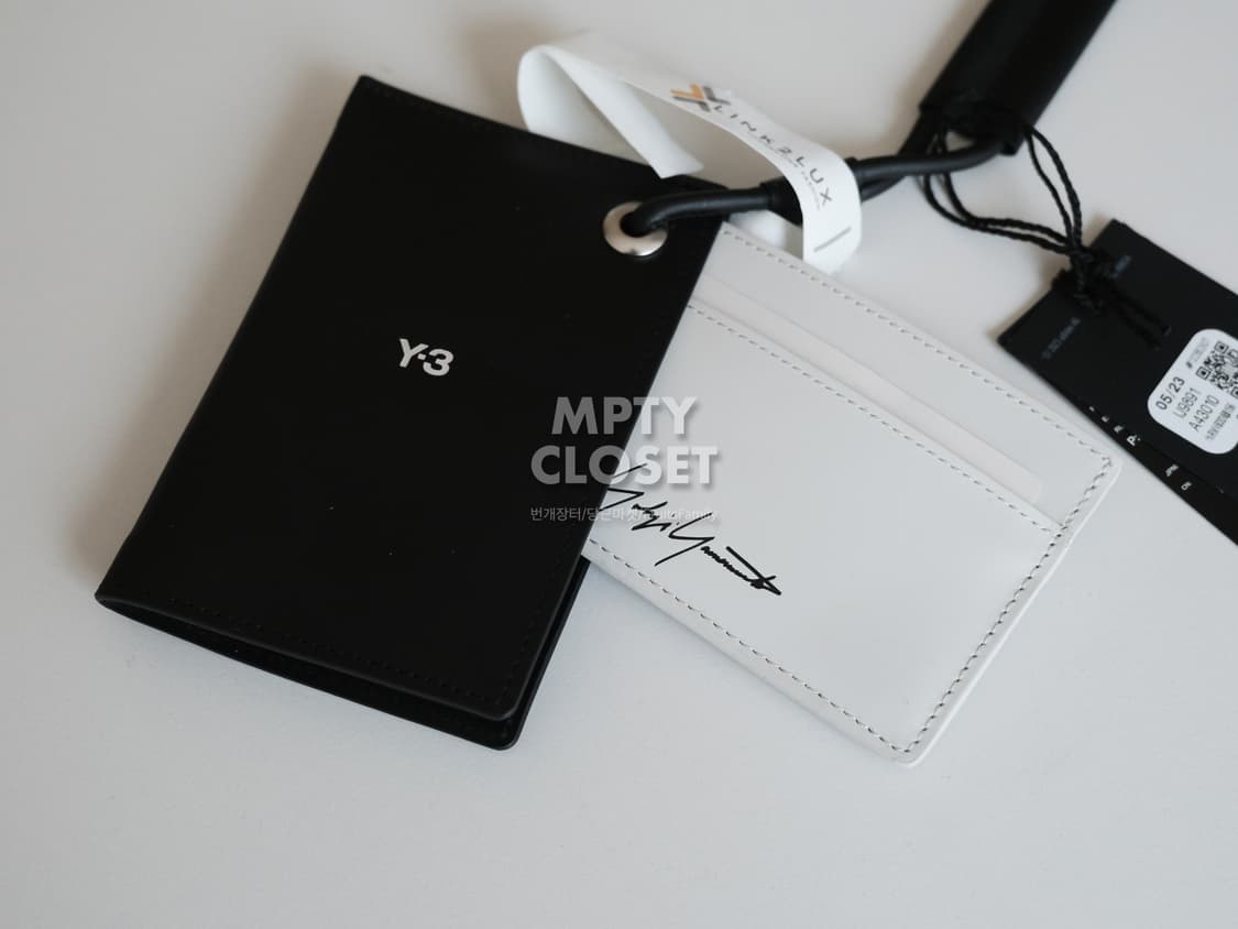 Y-3 요지야마모토 가죽 목걸이 카드홀더 카드지갑 상품이미지1