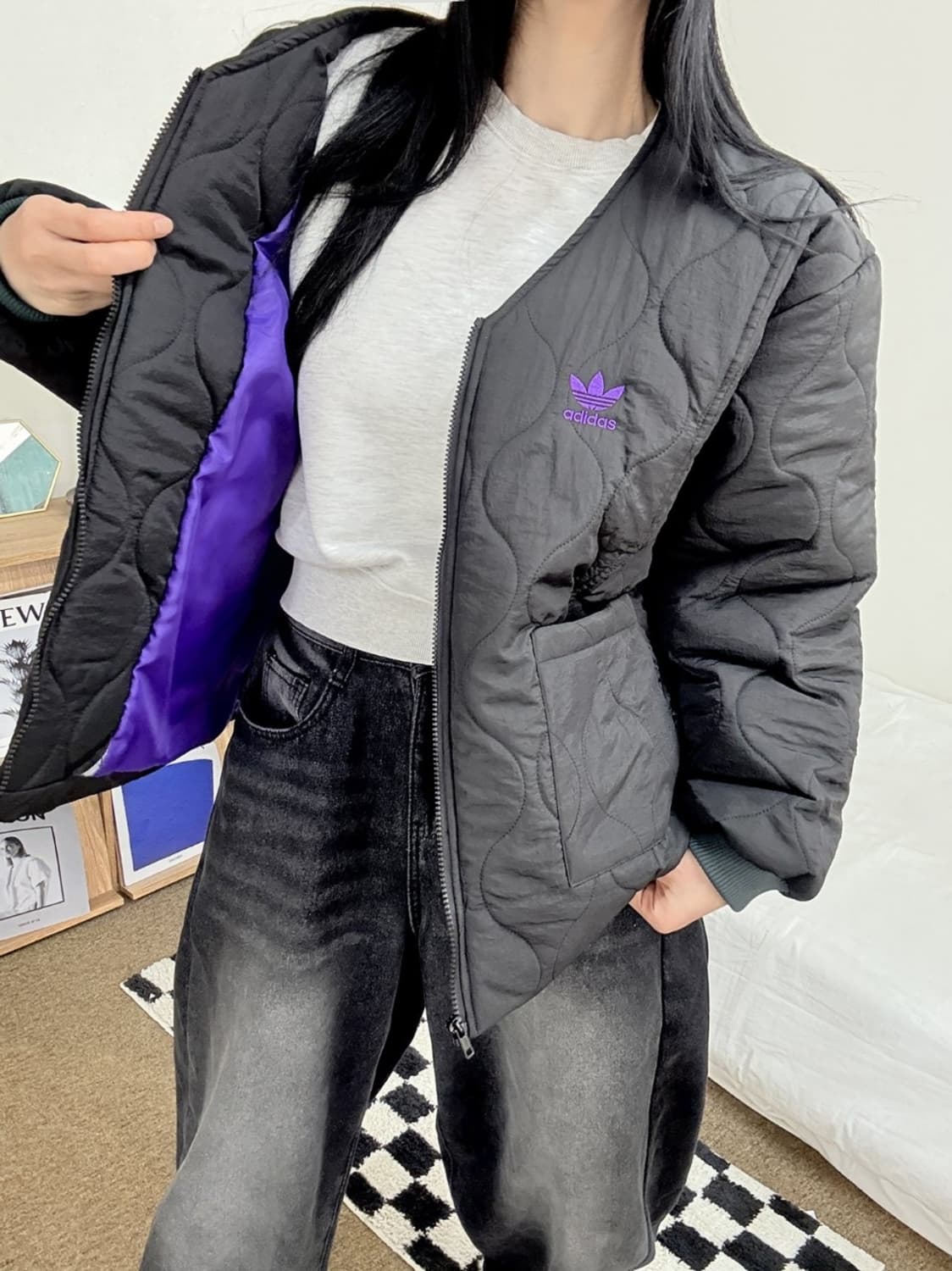 아디다스 웰론다스 누빔자켓 상품이미지3