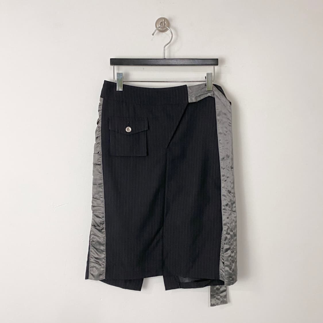 SRIC side shirring detail wool skirt  상품이미지1