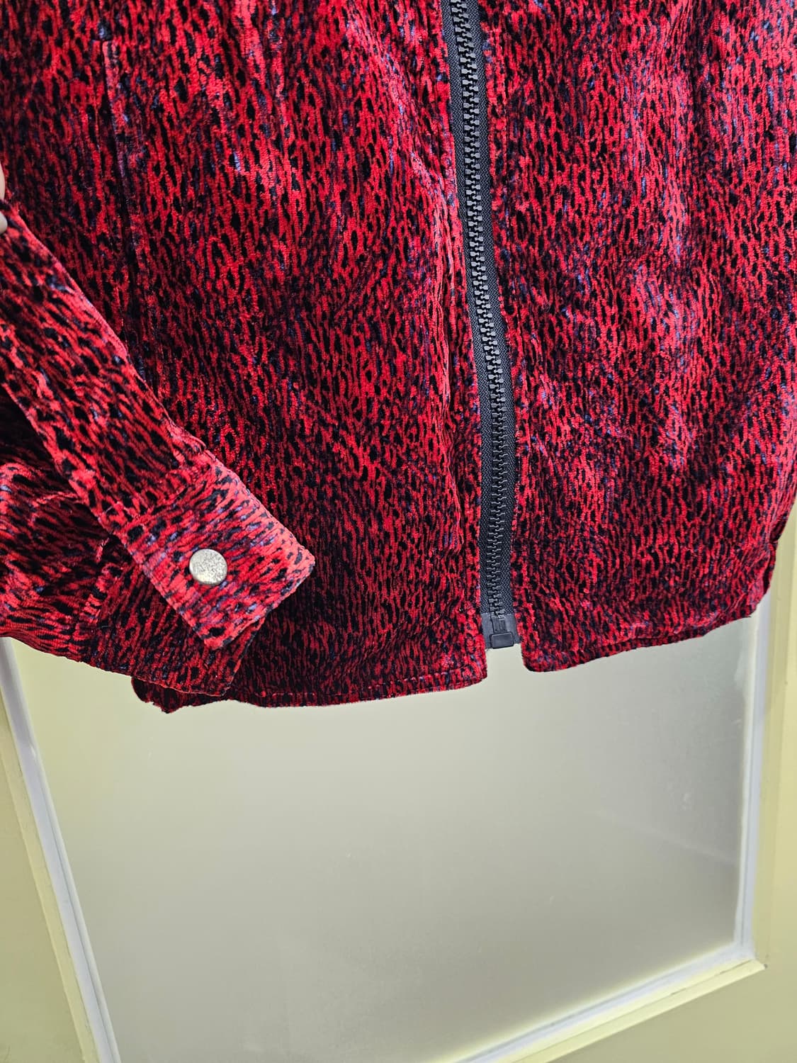 레드 벨벳 집업 블루종 상품이미지5