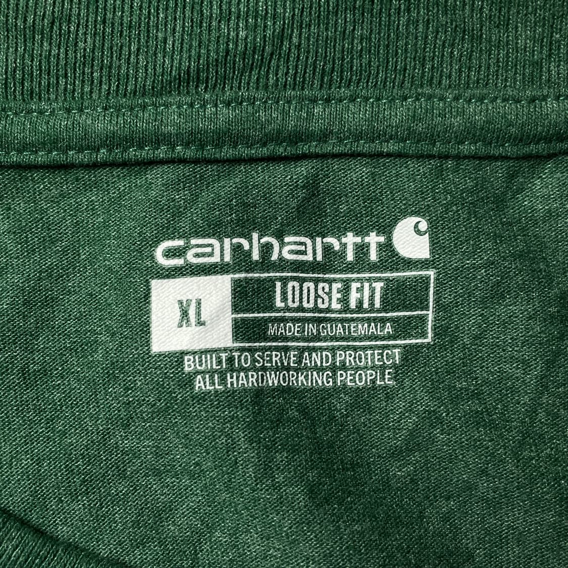 CARHARTT 칼하트 K128 그린 헨리넥 긴팔 티셔츠 A00952 상품이미지9
