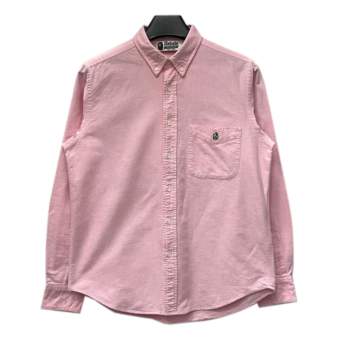 Bape 베이프 사루 로고 옥스포드 셔츠 L 상품이미지1